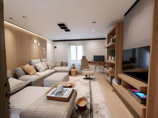 Wohnbereich Visualisiert