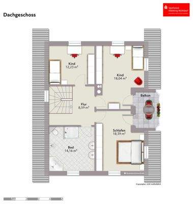 Grundriss Dachgeschoss