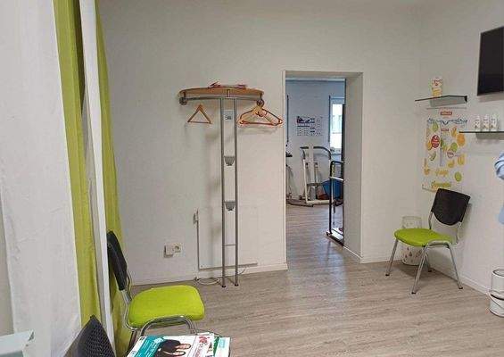 Anmeldung und Wartenraum