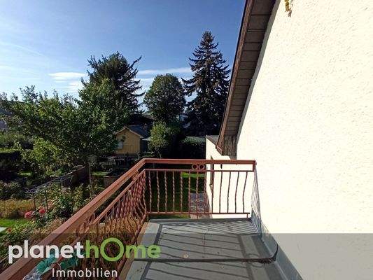 Balkonblick nach Westen