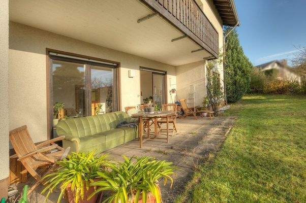 Überdachter Terrassenbereich