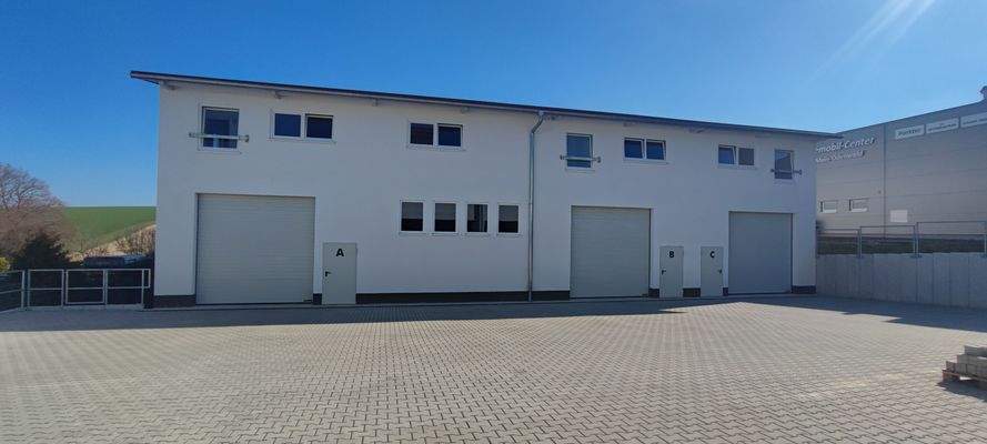 Lagerhalle Außenansicht