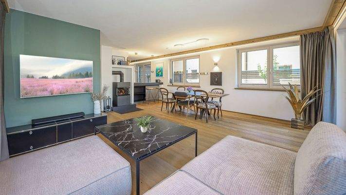 KITZIMMO-Exklusive Haushälfte in Ruhelage mit Bergblick kaufen - Immobilien Waidring.