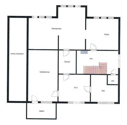 Grundriss 1. OG/Wohnen