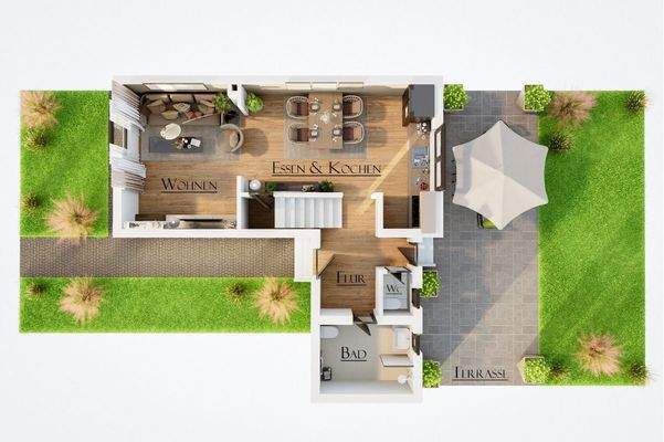 Erdgeschoss - Visualisiert