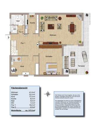 Grundriss Erdgeschoss (aktuelle Nutzung)