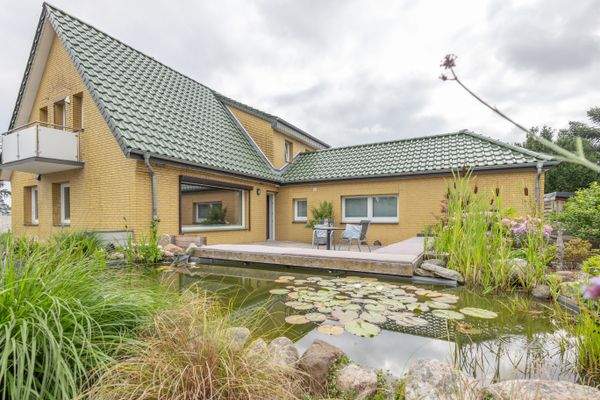 Blick aus dem Garten 