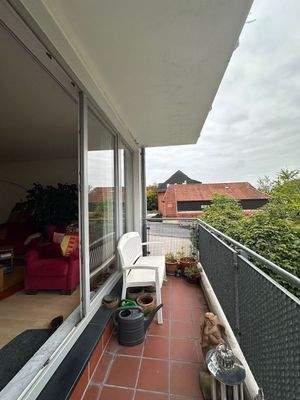 Blick auf den Balkon