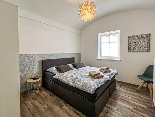 Schlafzimmer Ferienwohnung Haus 2