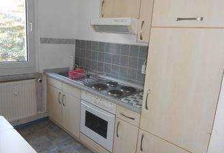 Küche mit Einbauküche