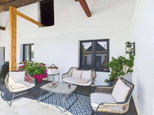 Terrasse mit Sitzbereich