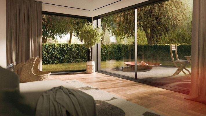 Lichtdurchflutetes Wohnzimmer