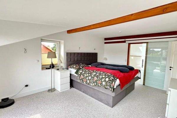 Schlafzimmer mit Bad en Suite