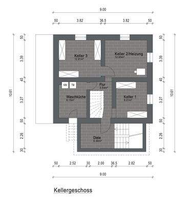 Grundrissplan KG