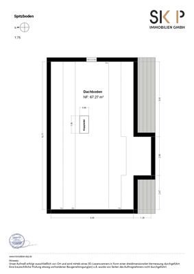 Grundriss Dachspitz
