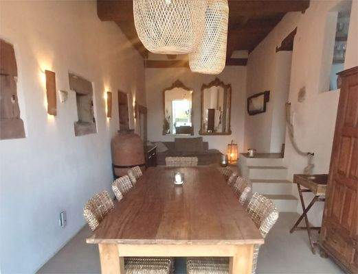 Wohnzimmer Scheune mit Zugang zur Terrasse