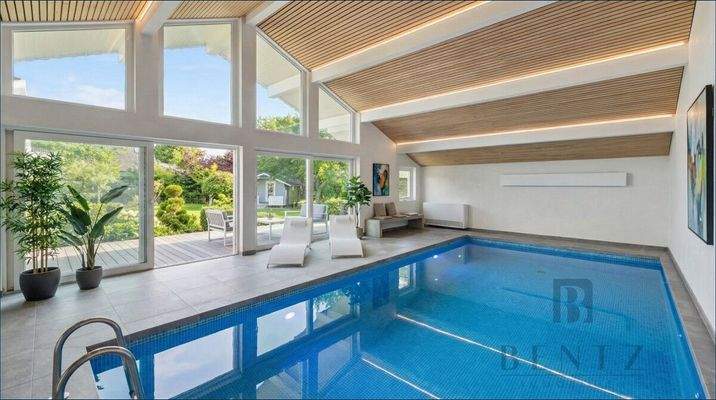 Poolhaus visualisiert