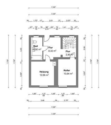 Grundriss Kellergeschoss