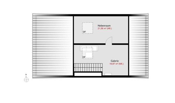 Grundriss DG/Galerie