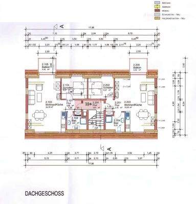 Grundriss DG Neubauplanung