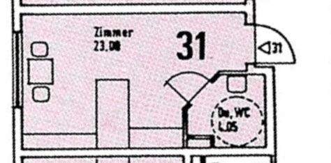 Grundriss Pflegeappartement