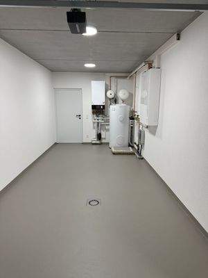 Garage & Heizungsanlage der Firma Viessmann