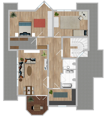 Grundriss DG