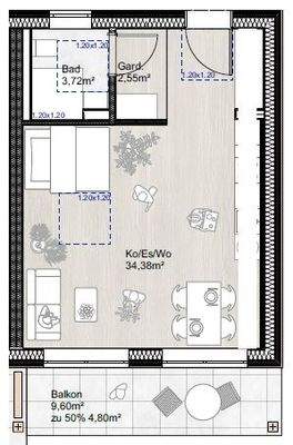 Bsp.Grundriss L3 - W7/W13/W19