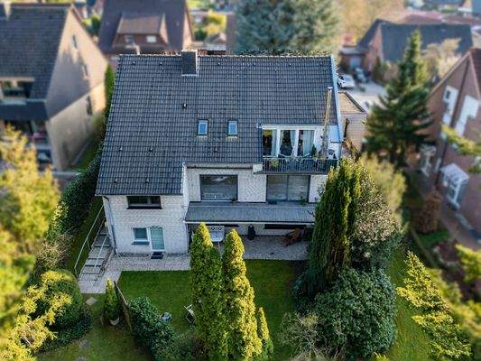 Luftbild der Rückseite