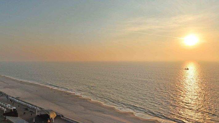 Sonnenuntergang über der Nordsee