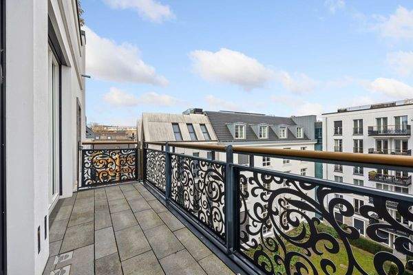 Balkon vor dem Masterbereich