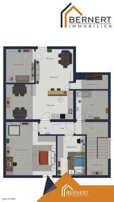 Grundriss visualisiert