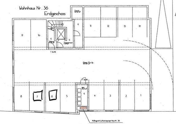 Grundriss Stellplätze