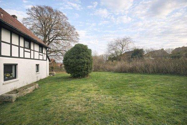 Rückansicht mit Garten