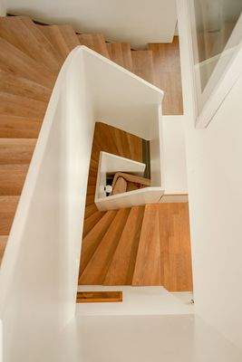 Stilvolle Holztreppe