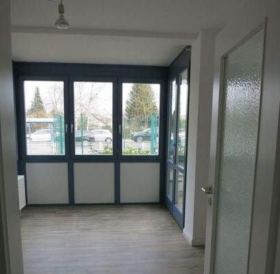 Blick ins Schlafzimmer