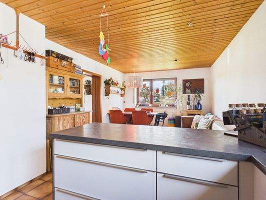 Offene Küche mit Esszimmer