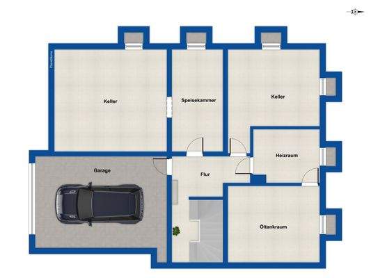 Grundriss Kellergeschoss