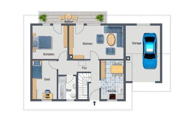 Grundriss Bestand Erdgeschoss