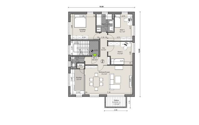 1.OG Mehrfamilienhaus