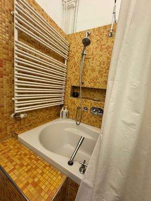 Badezimmer mit Sauna