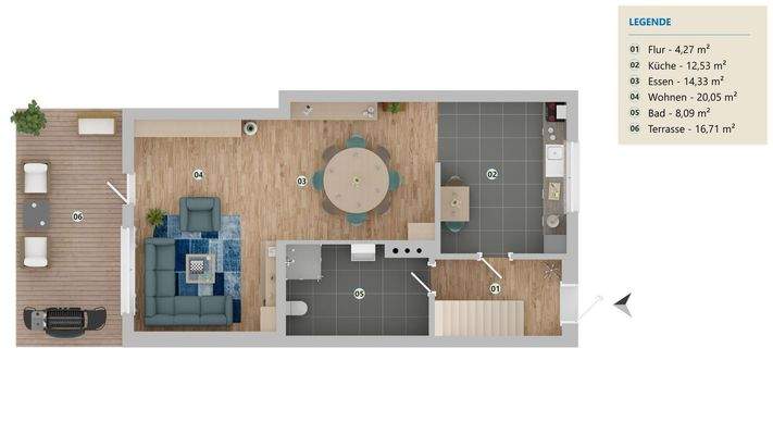 Grundriss Erdgeschoss