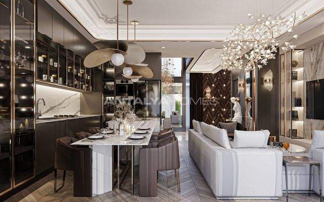 New Triplex Houses with Private Pool in Alanya