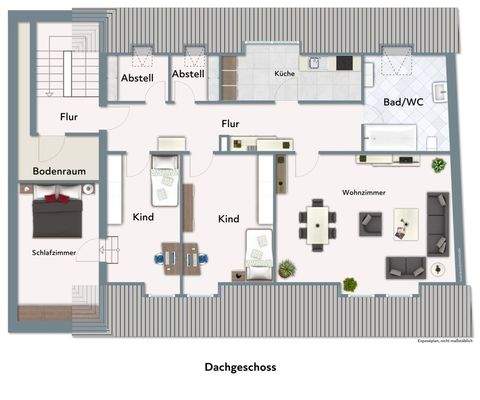 Wohnung Dachgeschoss