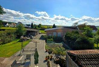 Ausblick aufs Grundstück