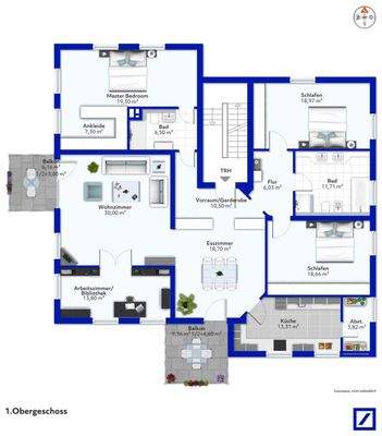 Grundriss umgestaltet