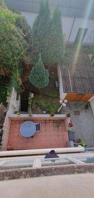 Blick auf das Grundstück