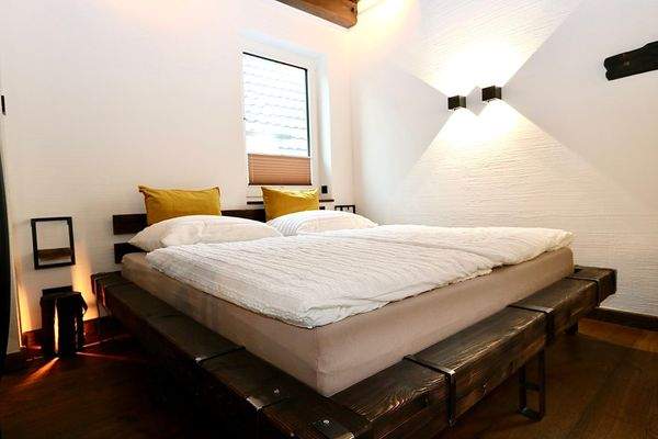 Gemütliches Doppelbett