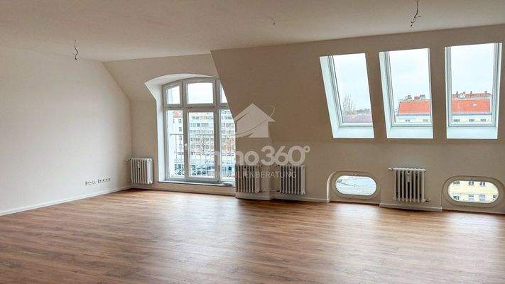 Beispielwohnung im Leerzustand / Saniert