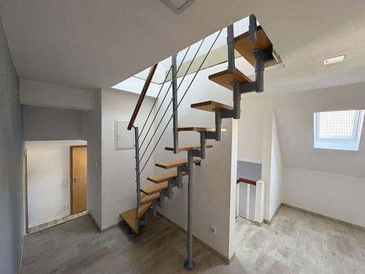 Treppe zum Dachboden